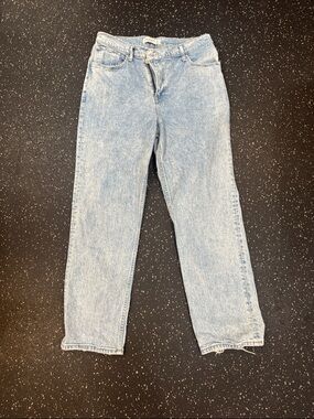 Abercrombie & Fitch Light Wash Women's Wide Leg Jeans